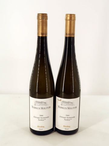 Markus Molitor Zeltinger Sonnenuhr Riesling Auslese ** GK 2004 (1x75cl) (RP97)