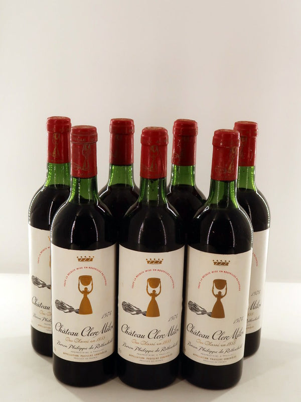 Chateau Clerc Milon 1974 (1x75cl)