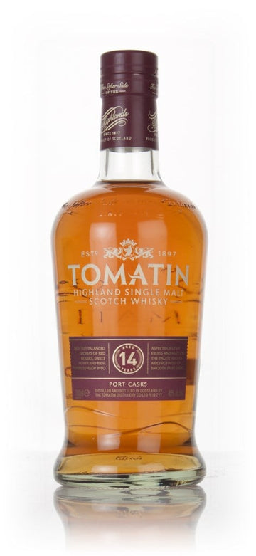 Tomatin 14 Year Old 46% (1x70cl) TwoMoreGlasses.com- Two More Glasses