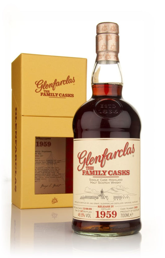 Glenfarclas Family Cask "Release IV" Cask #1838 48.8% 1959 (bottled in 2009) (1x70cl) TwoMoreGlasses.com- Two More Glasses