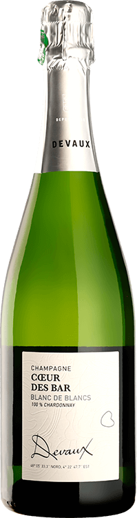 Devaux Coeur des Bar Blanc de Blancs Brut Champagne NV (1x75cl)