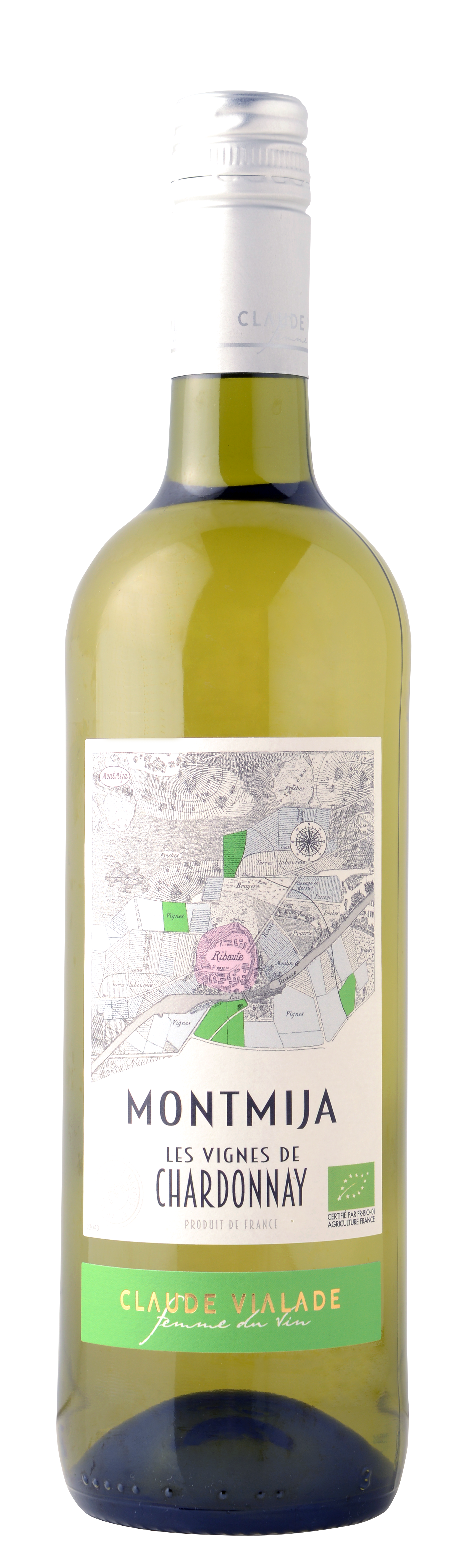Les Domaines Auriol "Montmija" Chardonnay IGP Pays d'Oc 2022 (1x75cl) TwoMoreGlasses.com- Two More Glasses