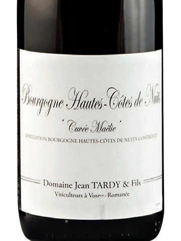 Domaine Jean Tardy Bourgogne Hautes Cotes de Nuits "Cuvee Maelie" 2018 (1x75cl) TwoMoreGlasses.com- Two More Glasses