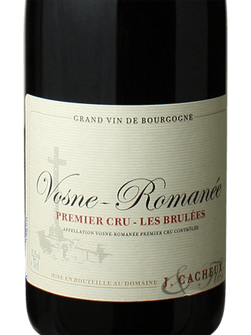 Domaine Jacques Cacheux Vosne Romanee 1er Aux Brulees 2018 (1x75cl) TwoMoreGlasses.com- Two More Glasses