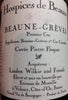 Hospices de Beaune Greves Pierre Floquet Montille 2012 (Altaya Wines) (1x150cl) TwoMoreGlasses.com- Two More Glasses