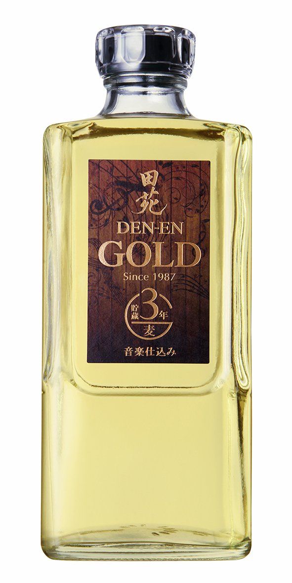 Den-En "Gold Label" Shochu 25% 田苑 金ラベル焼酎 (1x30cl) TwoMoreGlasses.com- Two More Glasses