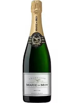 Marie De Moy Champagne Brut (1x75cl) TwoMoreGlasses.com- Two More Glasses