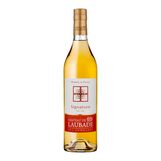 Chateau de Laubade Bas Armagnac "Signature" 42% (1x70cl) TwoMoreGlasses.com- Two More Glasses
