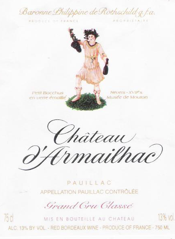 Chateau d'Armailhac, Pauillac 2017 (1x600cl)