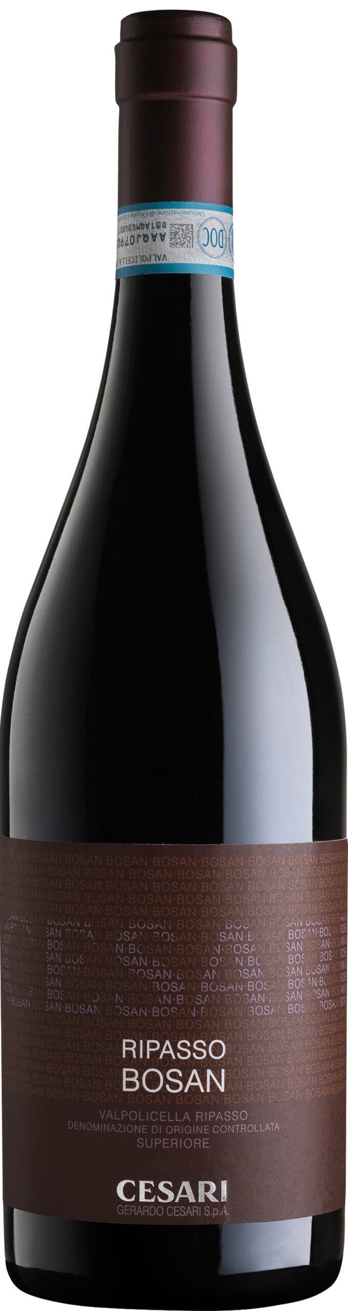 Cesari Bosan Ripasso doc Superiore 2018 (1x75cl) TwoMoreGlasses.com- Two More Glasses