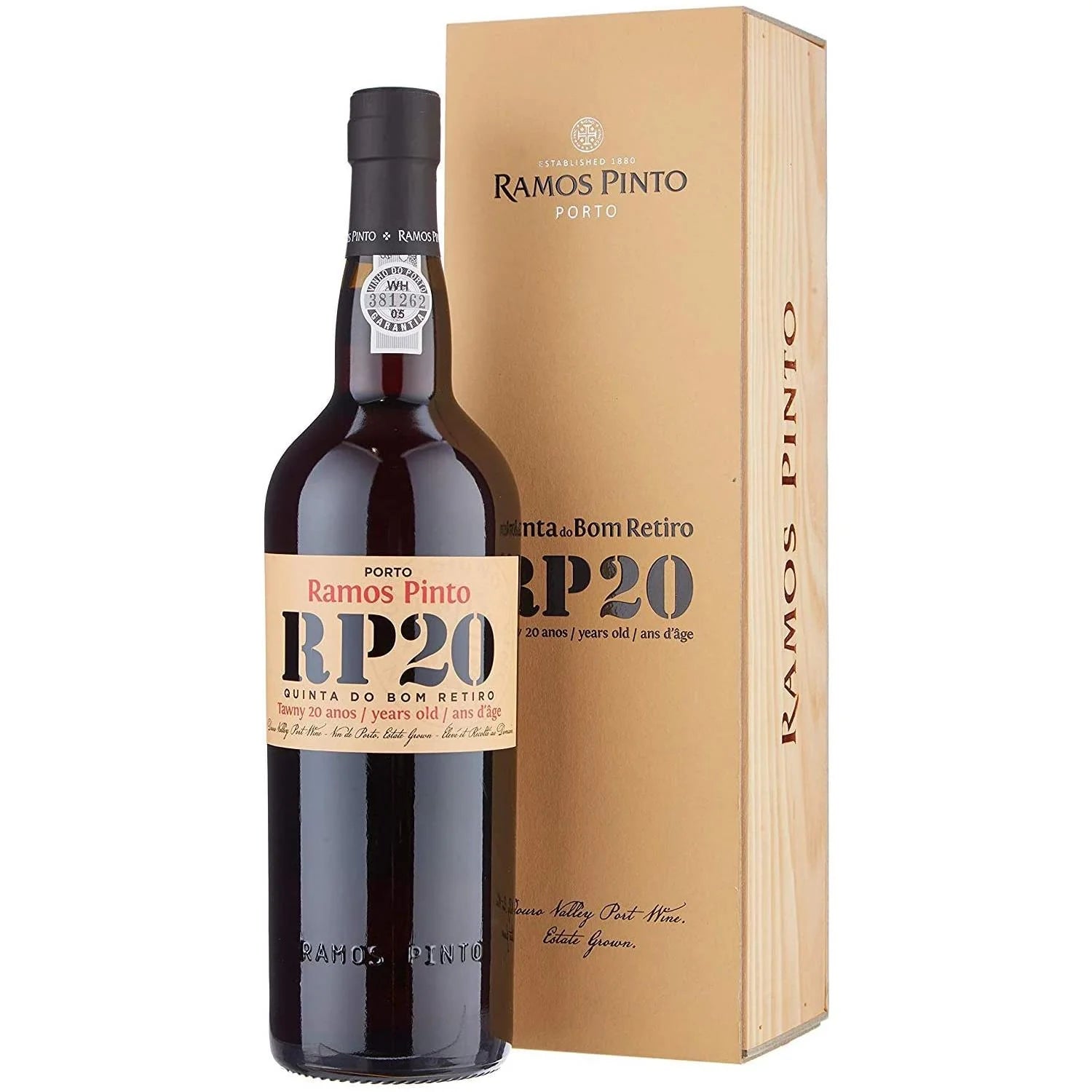 RAMOS PINTO 20 年 Quinta do Bom Retiro 波特酒（禮盒）（1x75cl）
