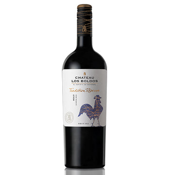 Chateau Los Boldos Tradition Reserve Merlot 2022 (1x75cl) TwoMoreGlasses.com- Two More Glasses