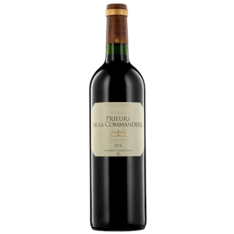 Chateau Prieurs de la Commanderie Pomerol Rouge 2018 (1x75cl) TwoMoreGlasses.com- Two More Glasses