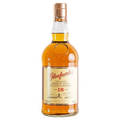 Glenfarclas 18 Year Old 43% (1x100cl) TwoMoreGlasses.com- Two More Glasses