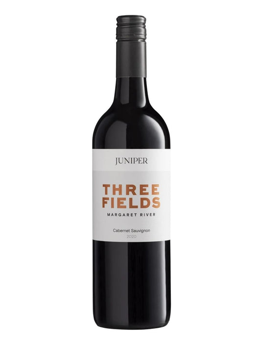 Juniper Estate Three Fields Cabernet Sauvignon 2021 (1x75cl) TwoMoreGlasses.com- Two More Glasses