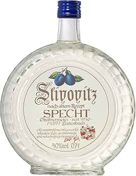 Specht Slivovitz 40% (1x70cl) TwoMoreGlasses.com- Two More Glasses