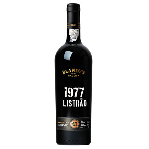 Blandy's Listrao Vintage Madeira 1977 (1x75cl) TwoMoreGlasses.com- Two More Glasses