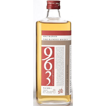 Sasanokawa Shuzo 963 Red Label Malt & Grain Blended Whisky 46% (1x70cl) TwoMoreGlasses.com- Two More Glasses