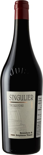 Benedicte & Stephane Tissot Arbois Trousseau Amphore, sans souffre  2019(1x75cl) TwoMoreGlasses.com- Two More Glasses