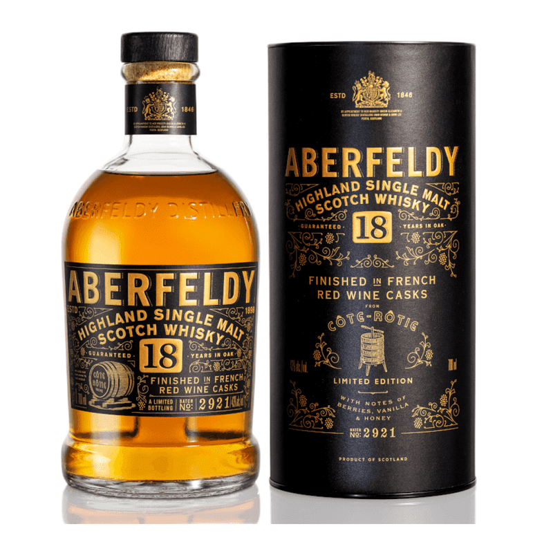 Aberfeldy 18 Years  Cote Rotie Red Wine Cask (1x70cl)