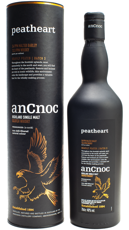 AnCnoc Peatheart Single Malt (1x70cl)