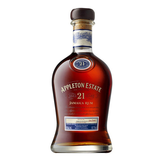 Appleton Estate 21 Years Jamaica Rum 43% (1x70cl) TwoMoreGlasses.com- Two More Glasses