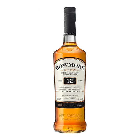 Bowmore 12 Year Old 40% (1x70cl) TwoMoreGlasses.com- Two More Glasses