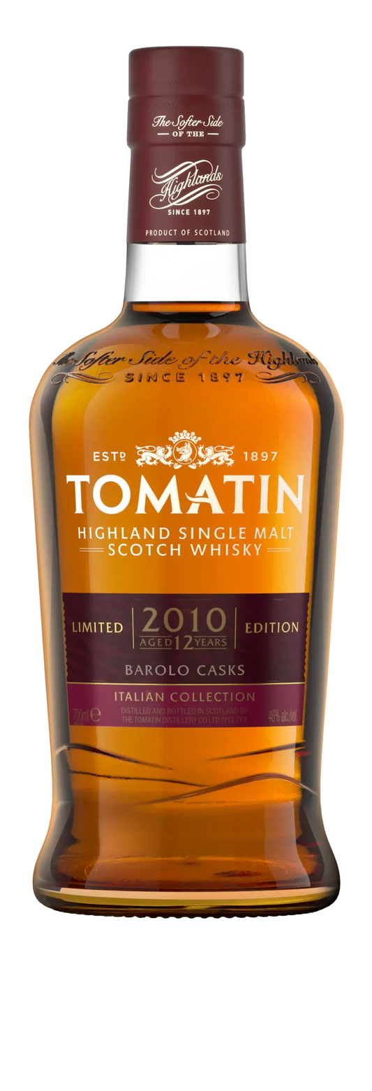 Tomatin "Italian Collection" Barolo Casks 12 Year Old 46% 2010 (bottled in 2023) (1x70cl) TwoMoreGlasses.com- Two More Glasses
