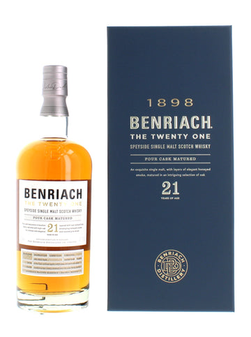 BenRiach 21 Year 46% (1x50cl) TwoMoreGlasses.com- Two More Glasses