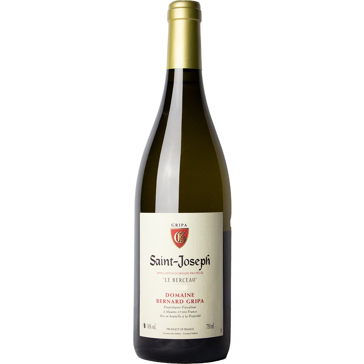 Domaine Bernard Gripa Saint Joseph "Le Berceau" Rouge 2021 (1x75cl) TwoMoreGlasses.com- Two More Glasses