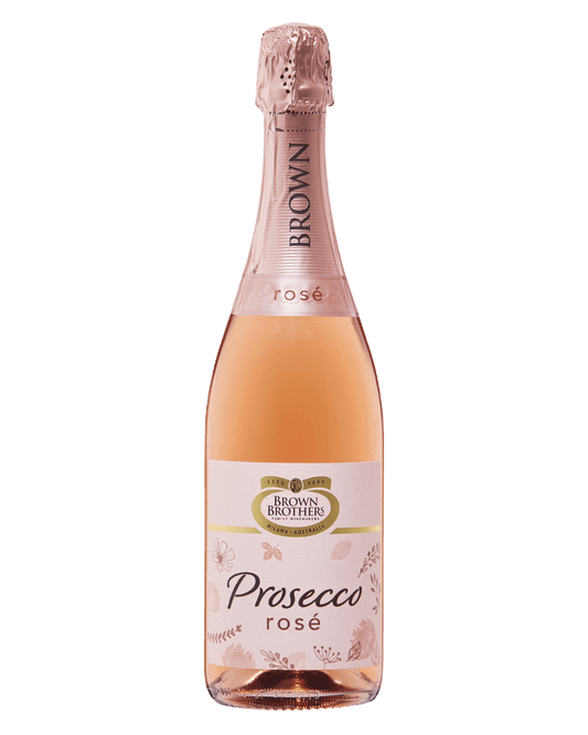 Brown Brothers Prosecco RosÃ© NV (1x75cl) TwoMoreGlasses.com- Two More Glasses