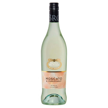 Brown Brothers Moscato & Chardonnay 2021 (1x75cl) TwoMoreGlasses.com- Two More Glasses
