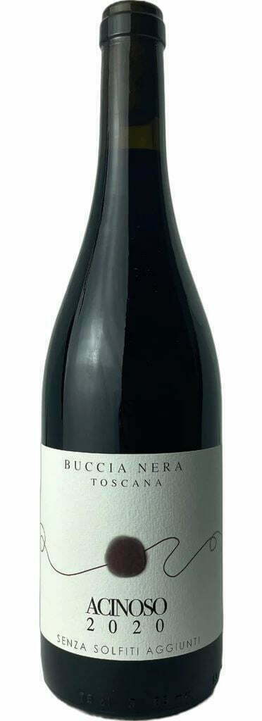 Buccia Nera Sangiovese Toscana Senza Solfiti Acinoso 2020 (3x75cl) - TwoMoreGlasses.com