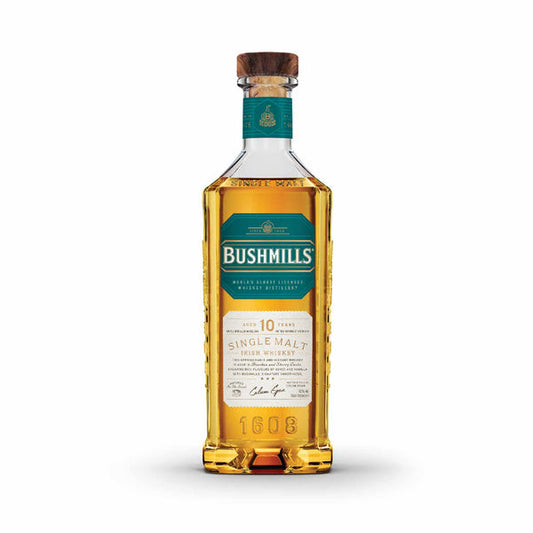 Bushmills 10 Year Old 40% (1x70cl) TwoMoreGlasses.com- Two More Glasses