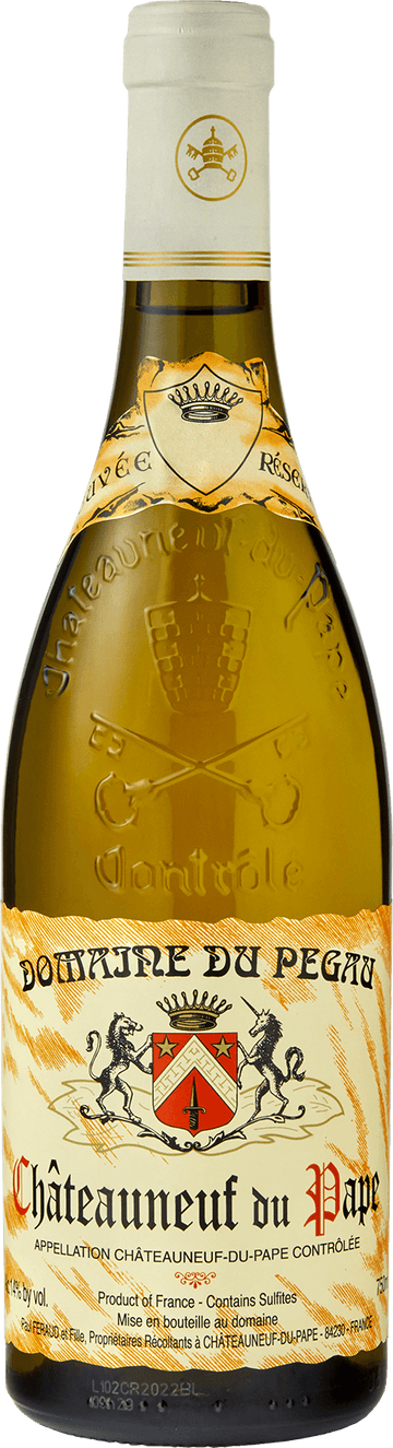 Domaine du Pegau, Chateauneuf-du-Pape Blanc Cuvee Reservee 2023 (1x75cl) TwoMoreGlasses.com- Two More Glasses