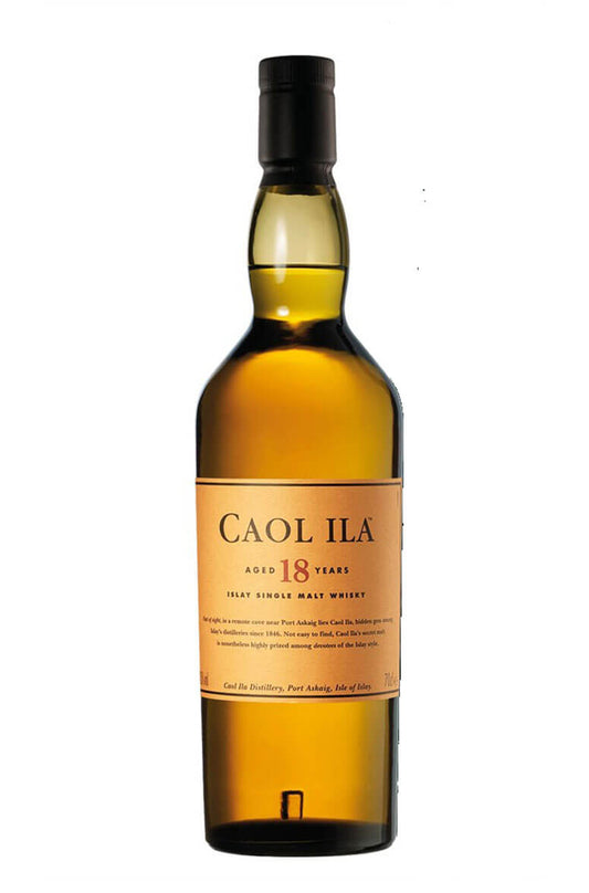 Caol Ila 18 Year Old 43% (1x70cl) TwoMoreGlasses.com- Two More Glasses