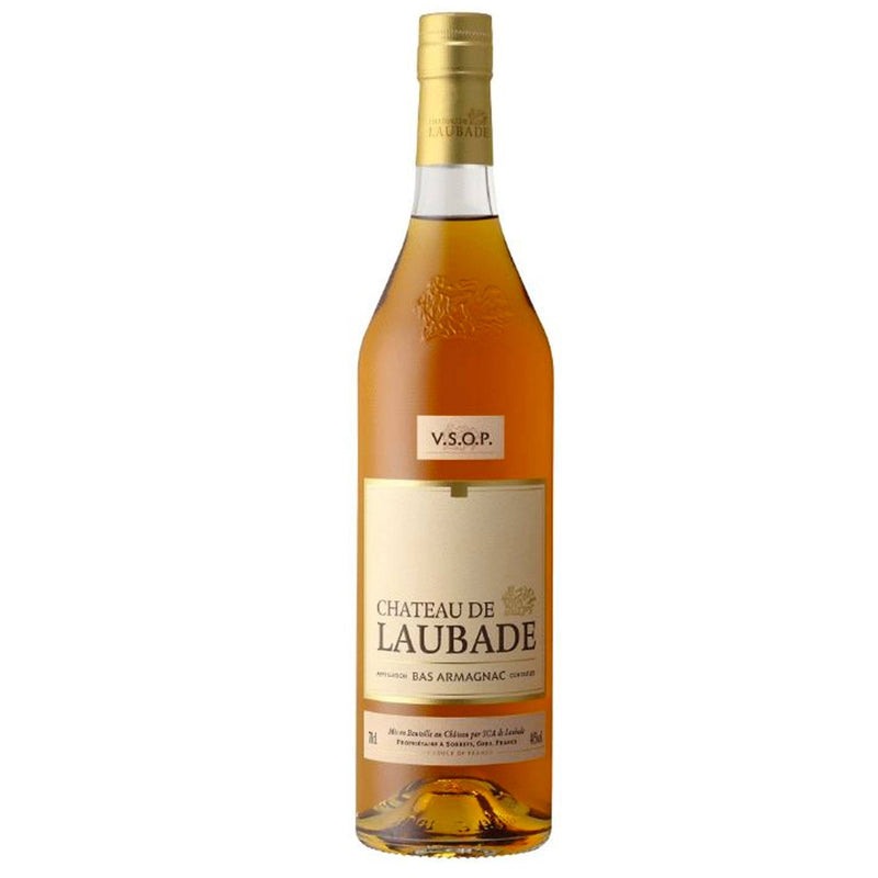 Chateau de Laubade Bas Armagnac Millesime 40% 2004 (1x70cl) TwoMoreGlasses.com- Two More Glasses