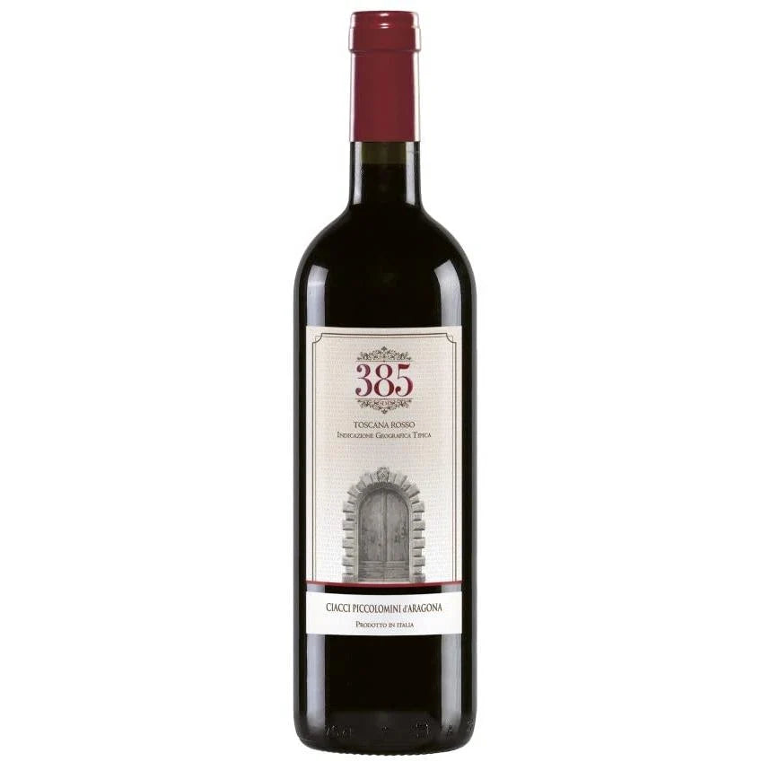 Ciacci Piccolomini d'Aragona, 385 IGT Toscana Rosso 2018 (1x75cl) TwoMoreGlasses.com- Two More Glasses
