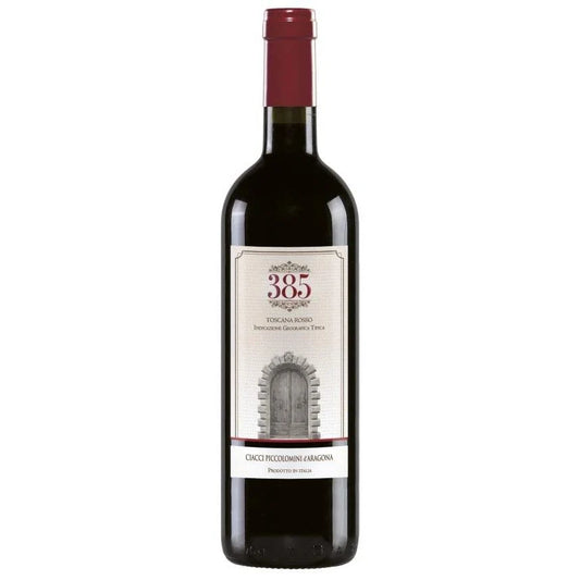 Ciacci Piccolomini d'Aragona, 385 IGT Toscana Rosso 2018 (1x75cl) TwoMoreGlasses.com- Two More Glasses
