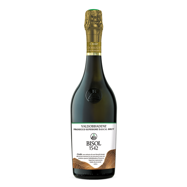 Crede Brut Valdobbiadene Prosecco Superiore DOCG 2022 (1x75cl) TwoMoreGlasses.com- Two More Glasses