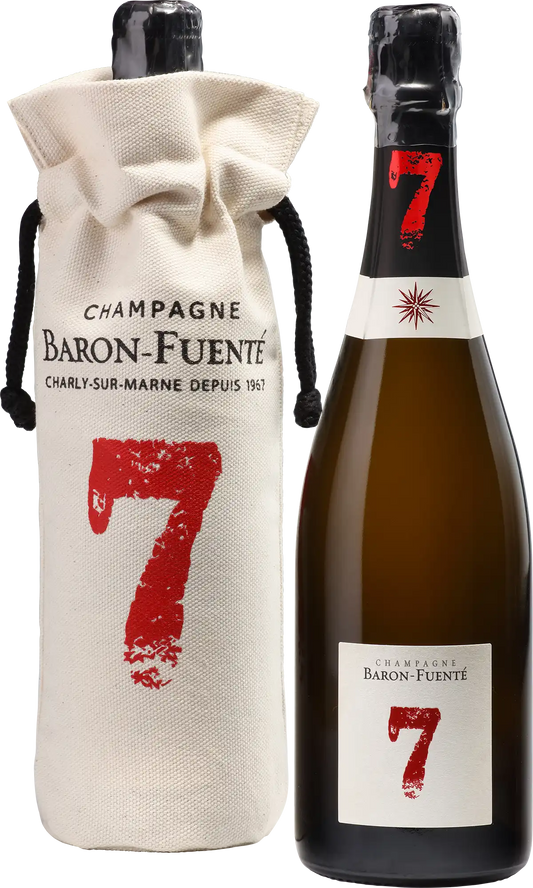 Baron-Fuenté Premium 7 (Cuvée 7) with its pouch
