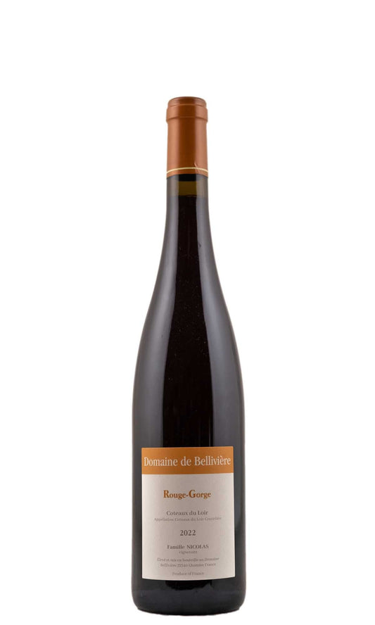 Domaine de Belliviere Coteaux du Loir "Le Rouge Gorge" Rouge 2020 (1x75cl) TwoMoreGlasses.com- Two More Glasses