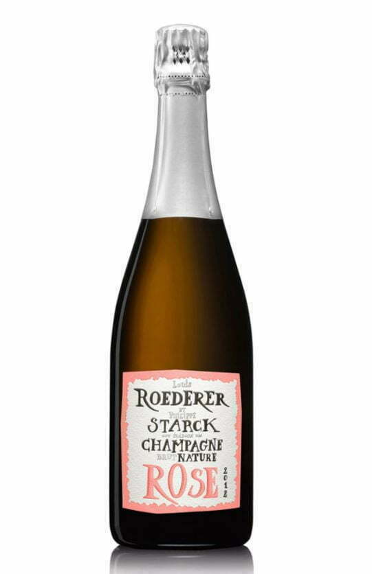 Louis Roederer Brut Nature Rose 2012 by Philippe Starck (1x75cl)