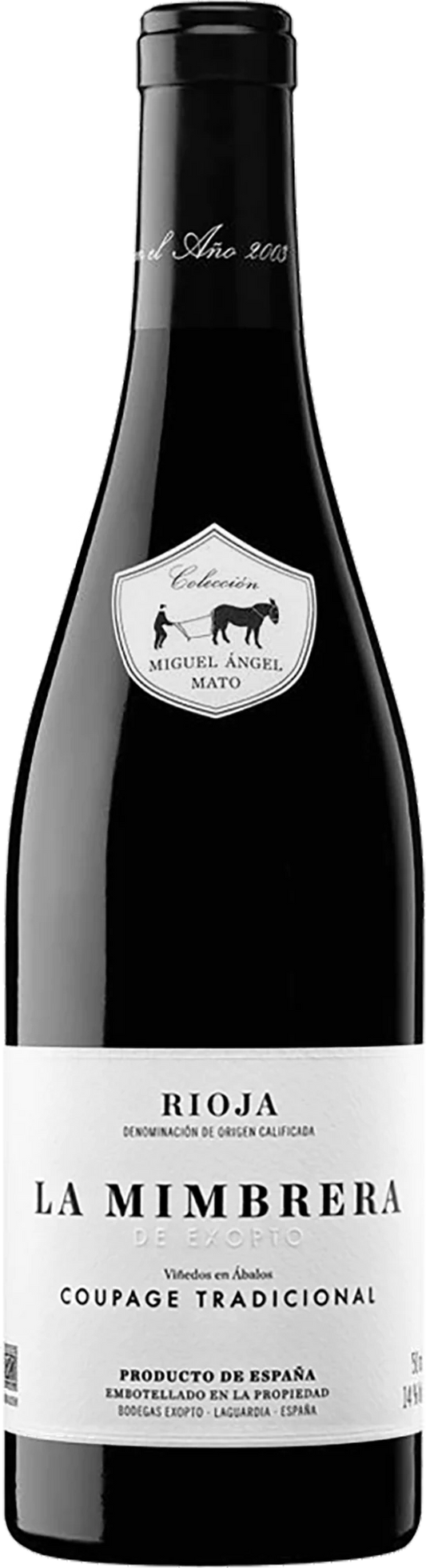 Bodegas Exopto La Mimbrera Coupage Tradicional Rioja 2018 (1x75cl) - TwoMoreGlasses.com