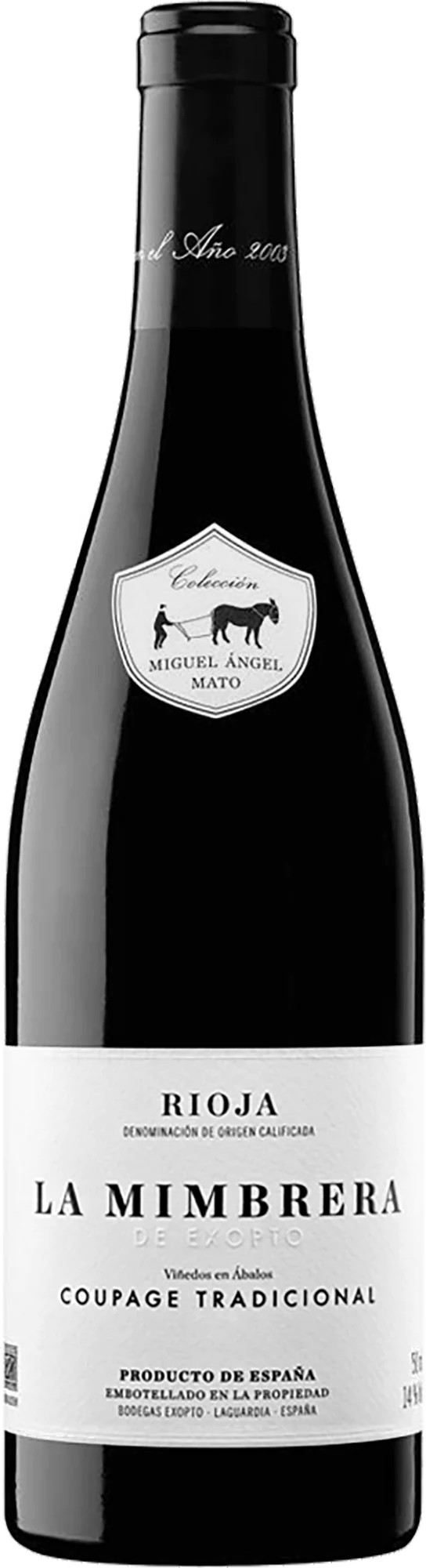 Bodegas Exopto La Mimbrera Coupage Tradicional Rioja 2018 (1x75cl) - TwoMoreGlasses.com