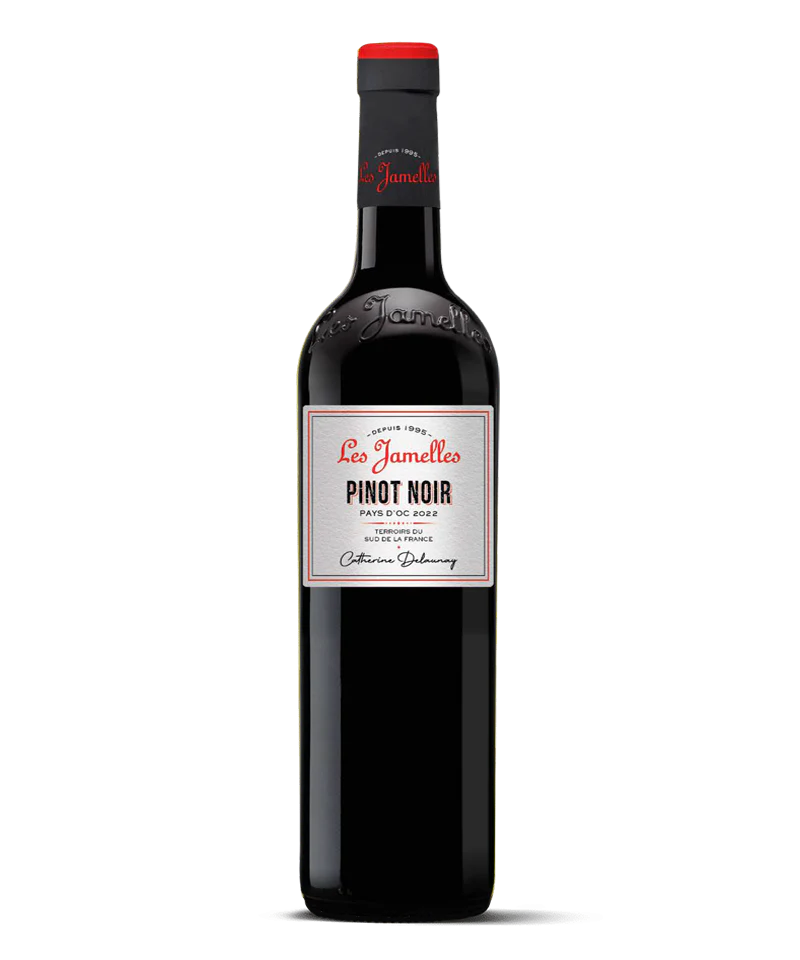 Les Jamelles Pinot Noir Vin de Pays d'Oc 2023 (1x75cl)