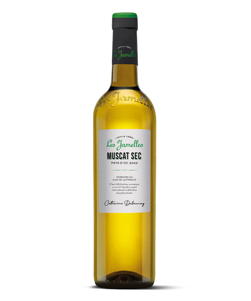 Les Jamelles Muscat Sec Vin de Pays d'Oc 2022 (1x75cl)