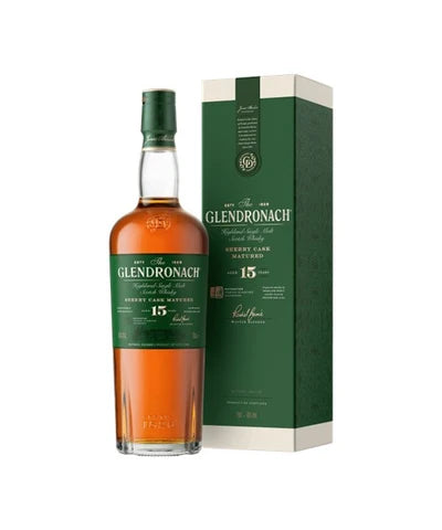 GlenDronach 15 Year Old Single Malt whisky (1x70cl) TwoMoreGlasses.com- Two More Glasses