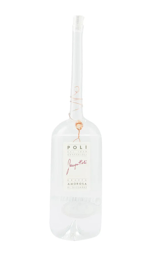 Distillerie Poli Amorosa di Dicembre Grappa (Torcolato) 40% (1x50cl) TwoMoreGlasses.com- Two More Glasses