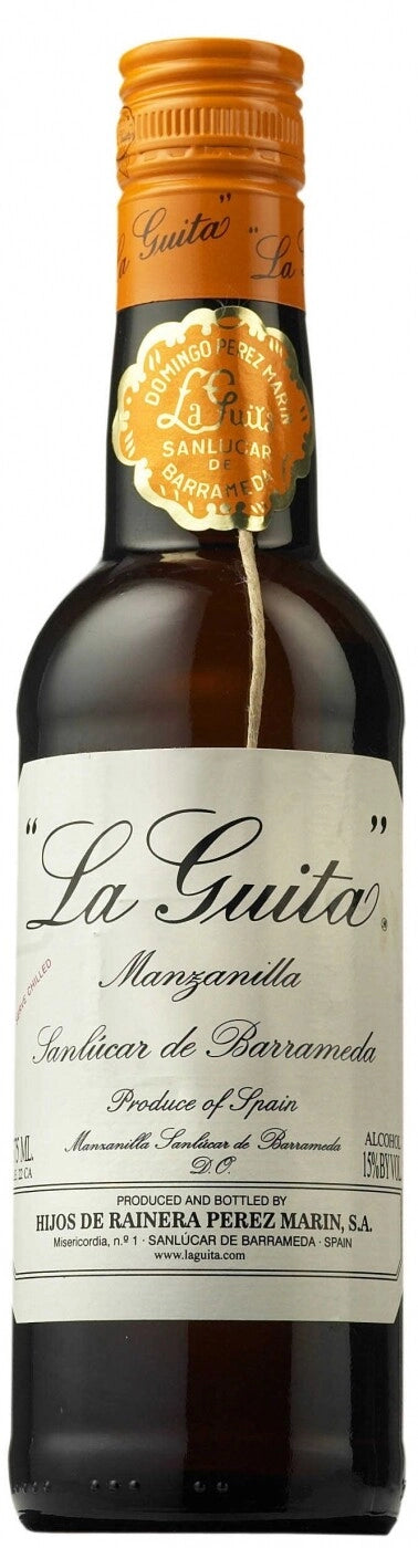 Hijos de Rainera Perez Martin "La Guita" Manzanilla Dry Sherry (1x75cl) TwoMoreGlasses.com- Two More Glasses